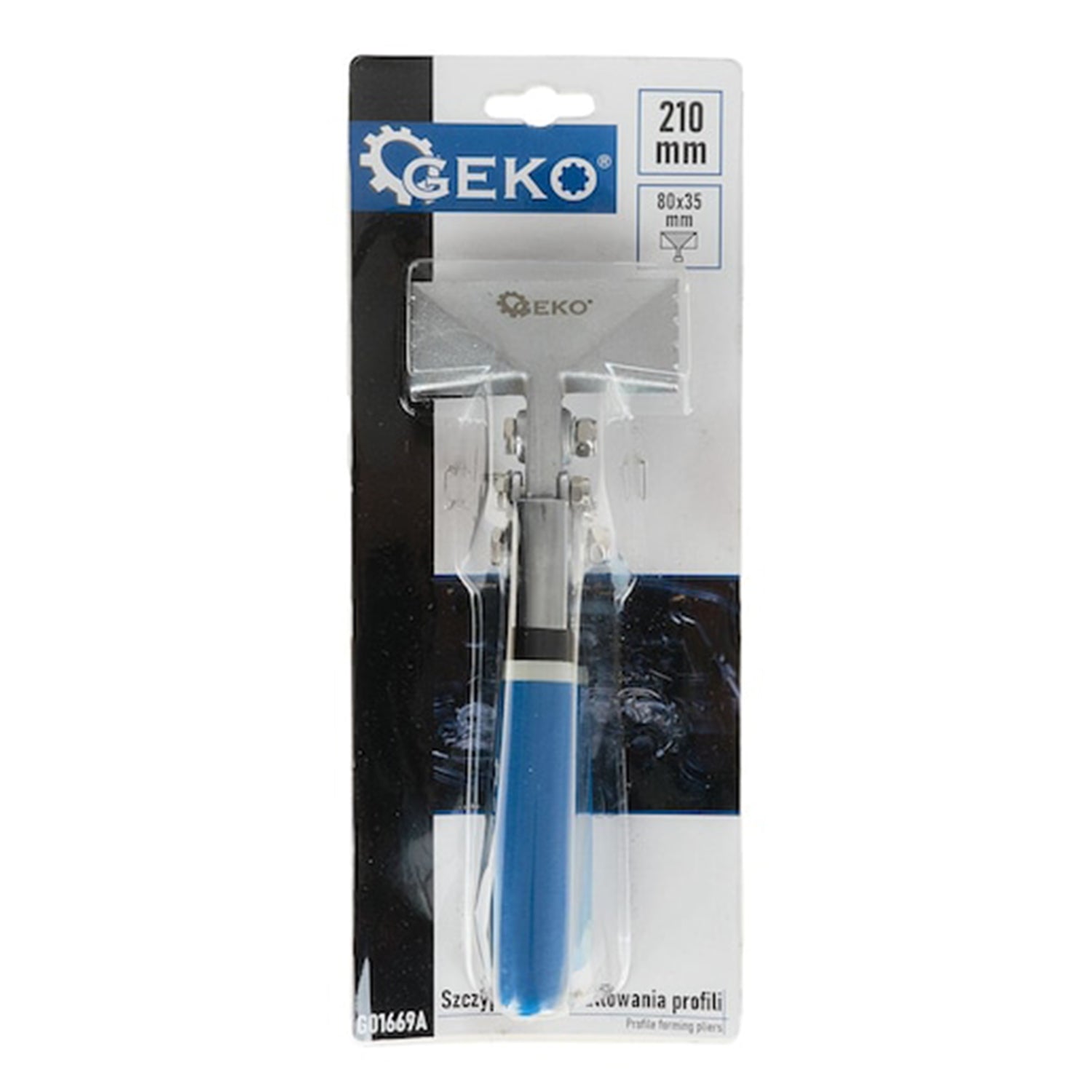 Клещи за огъване и моделиране на таванна ламарина 210 мм 80х35 мм