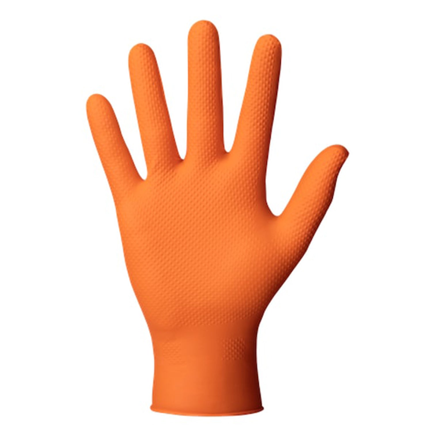 Премиум нитрилни ръкавици MERCATOR GOGRIP ONE BY ONE оранжеви, размер М, комплект 100 бр.