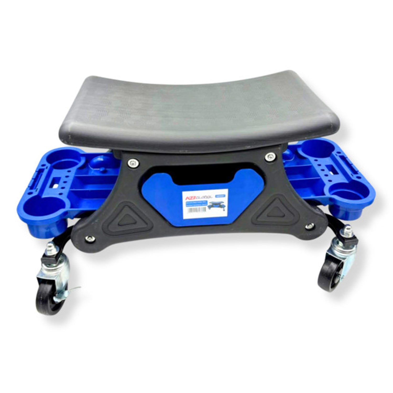 Мобилен стол за сервиз, механик, с поставка за инструменти