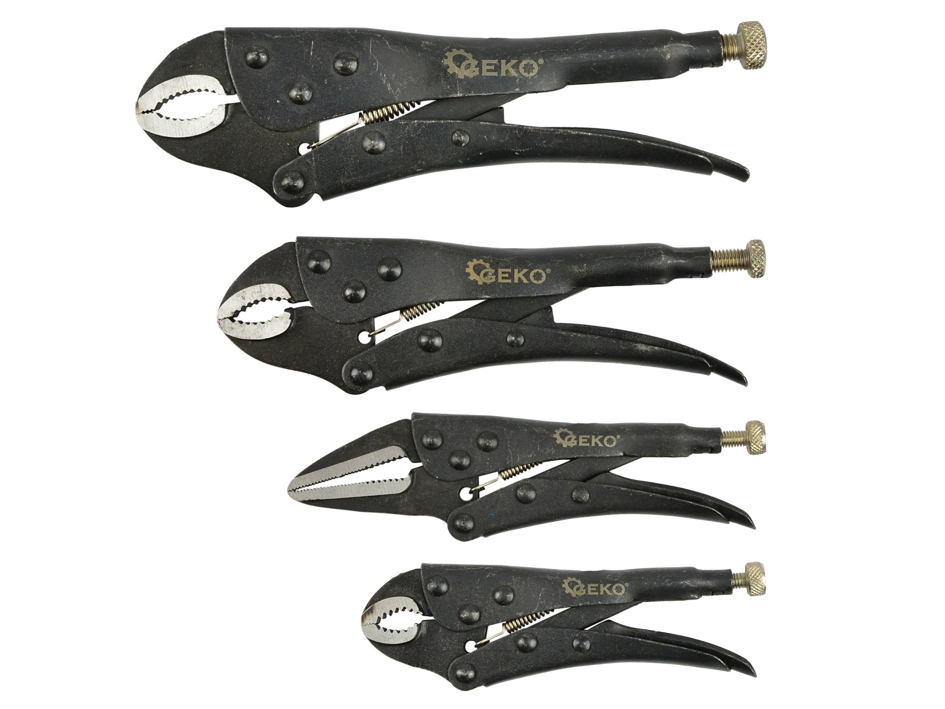 Комплект клещи самоблокиращи 4 части GEKO