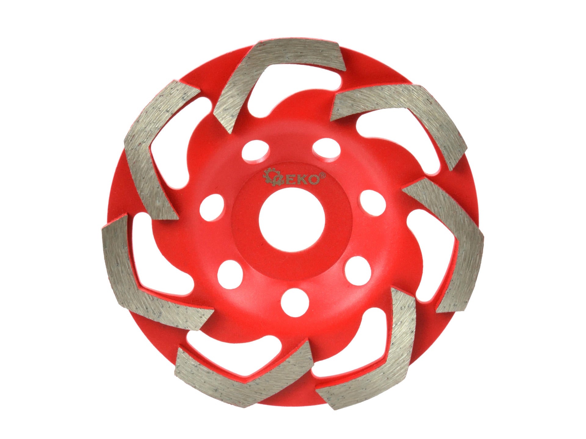 Диамантен диск за шлайфане на бетон, диамант турбо 125 мм 5 мм червен