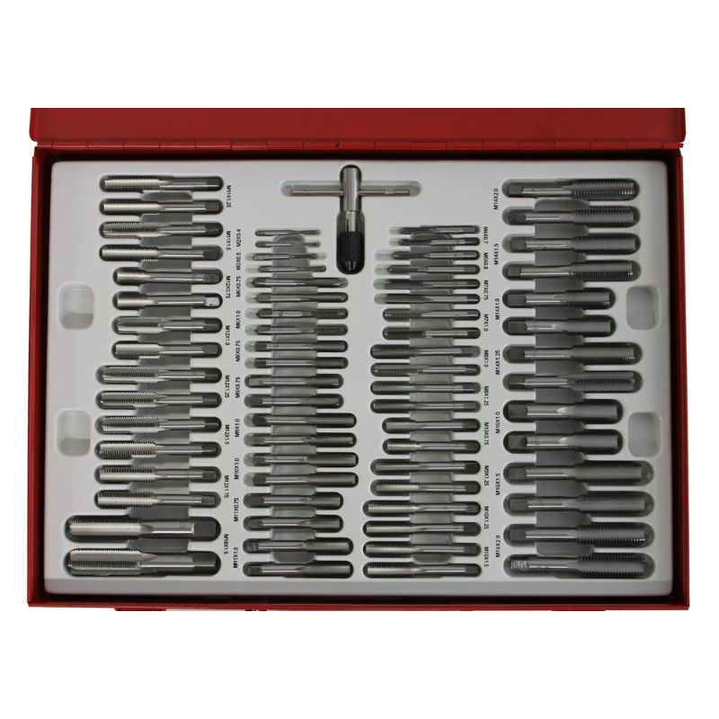 Комплект плашки и метчици 110 бр.