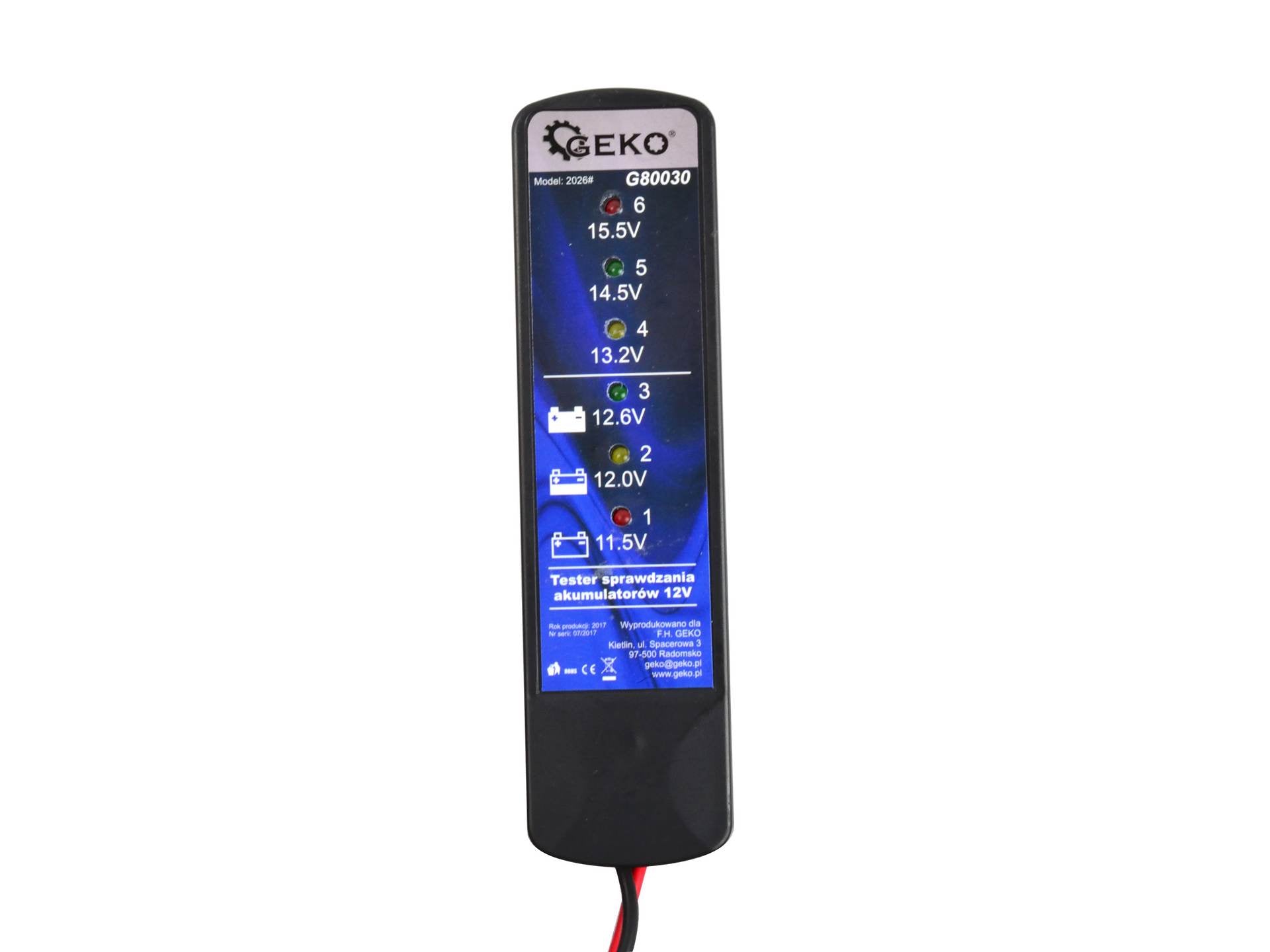 Тестер за акумулатори за кола 12 V