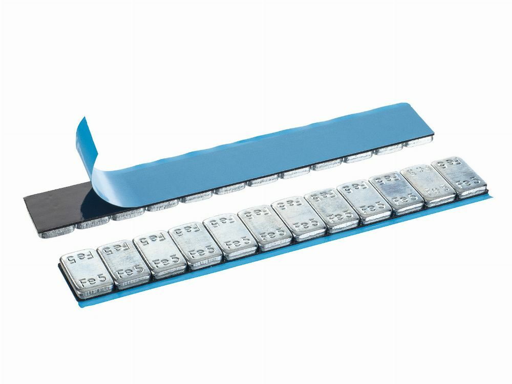 Кутия залепващи се тежести 5 г ROUND 100 ленти