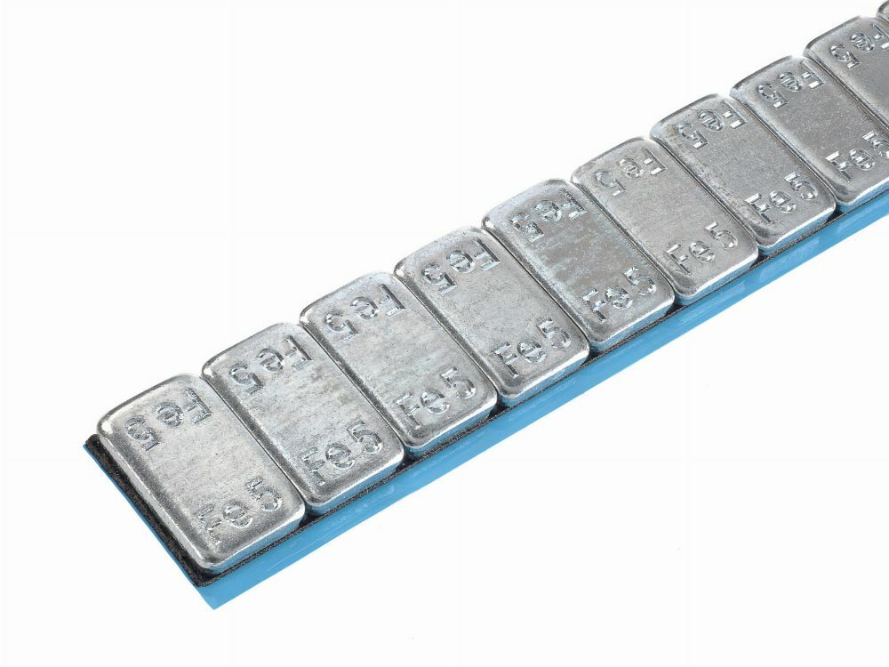 Кутия залепващи се тежести 5 г ROUND 100 ленти