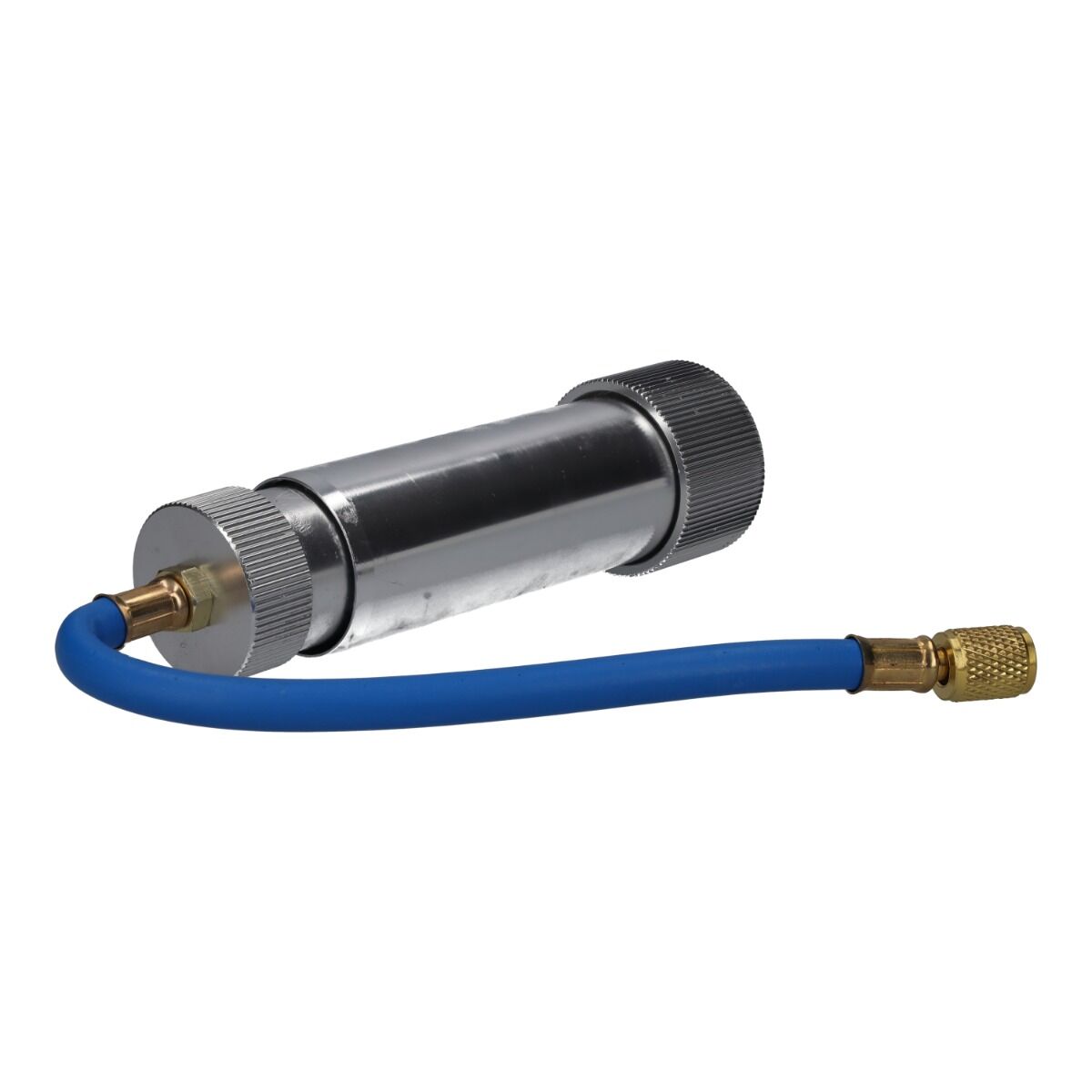 Устройство, помпа за дозиране на масло с UV флуоресцентна боя и LP бърза връзка за откриване на течове на фреон