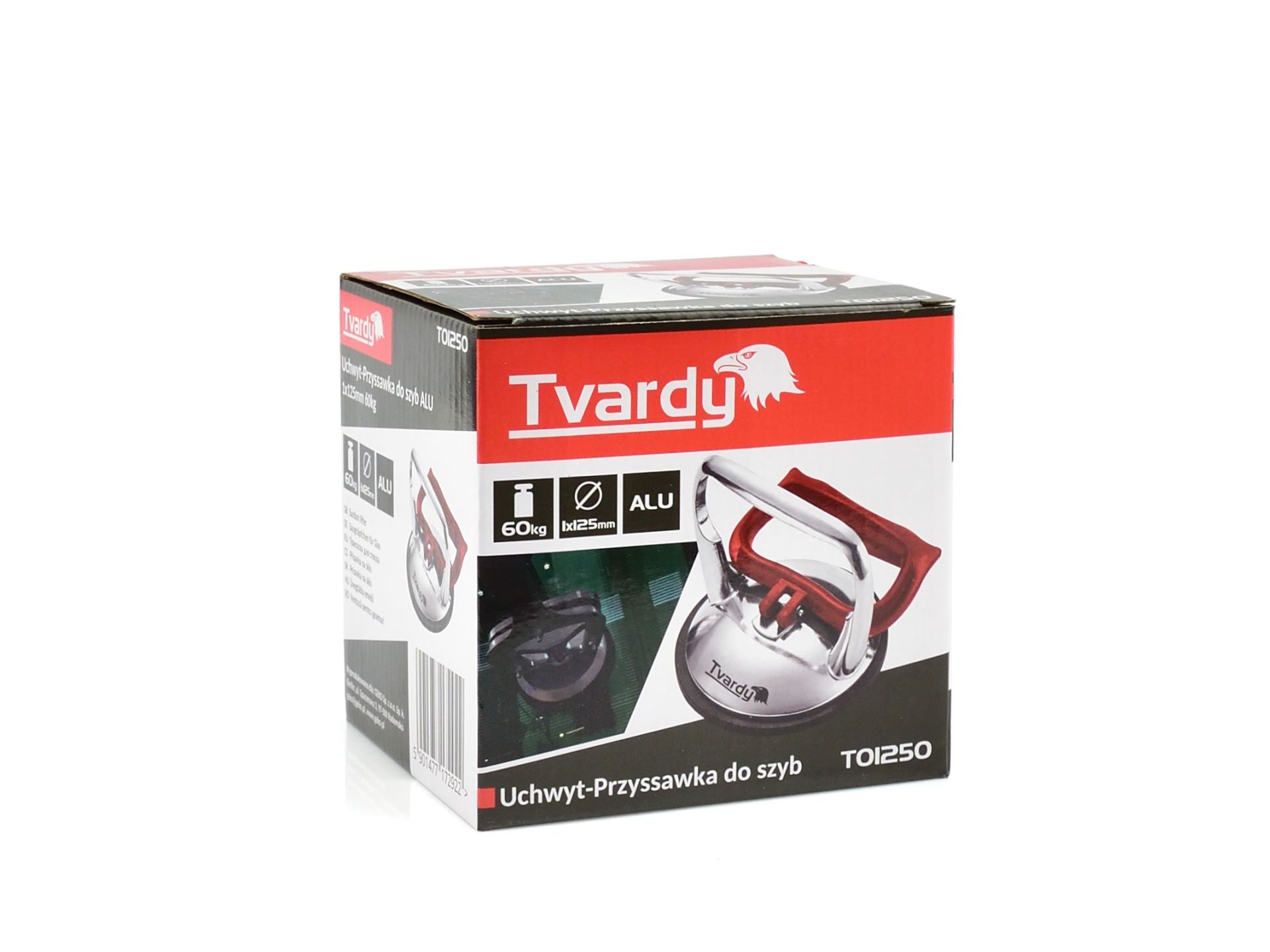 Алуминиева вендуза за стъкло 1х125 мм 60 кг