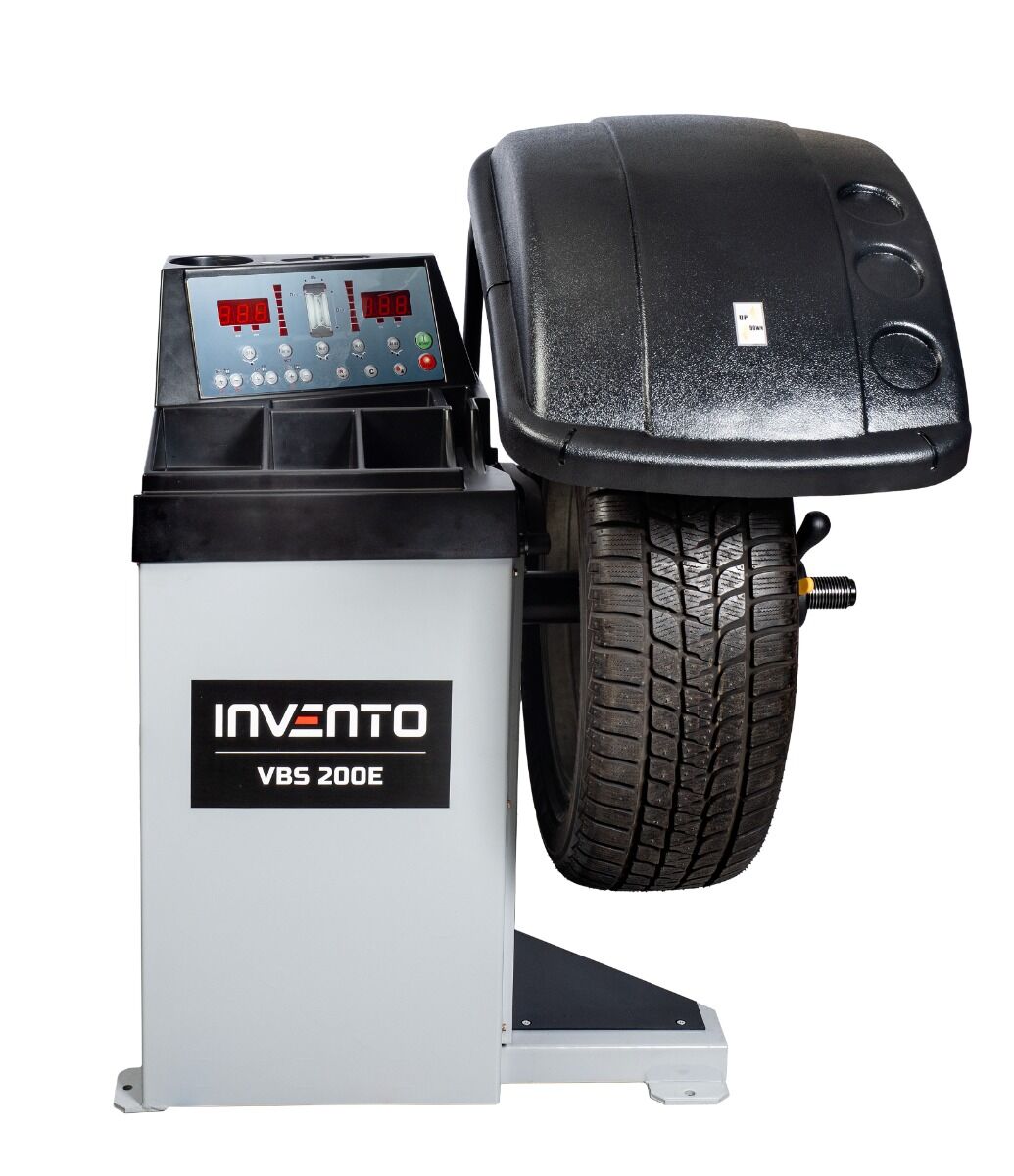 Полуавтоматична машина за балансиране на автомобилни гуми 24" INVENTO VBS 200E