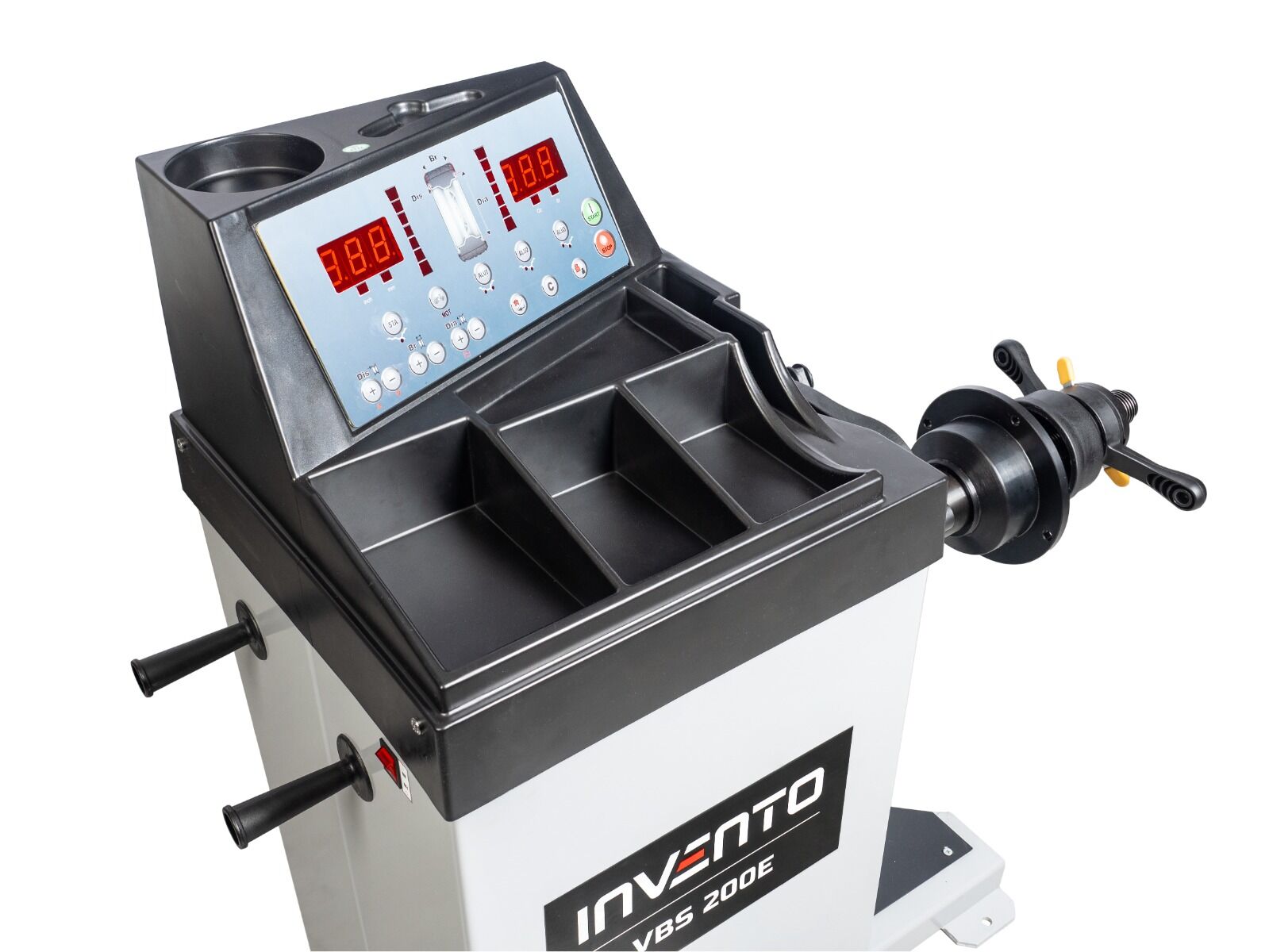 Полуавтоматична машина за балансиране на автомобилни гуми 24" INVENTO VBS 200E