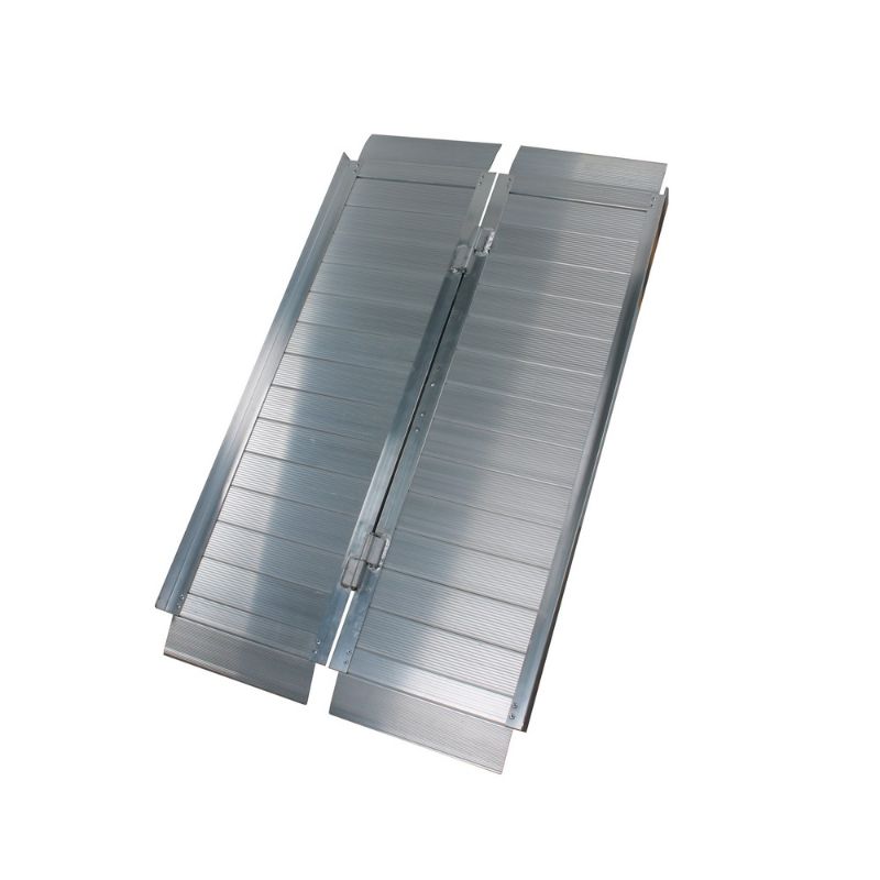 Подвижна сгъваема рампа от алуминий - 270 кг, 122 см, лека и преносима