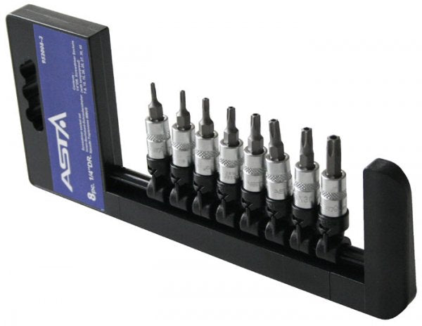 Комплект битове торкс T8-T40 1/4 8 бр.