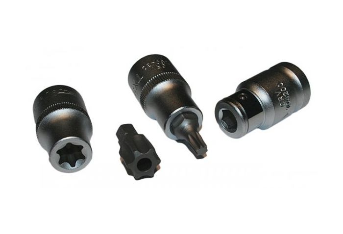 Комплект тръбни вложки, битове 1/2, 23 бр.