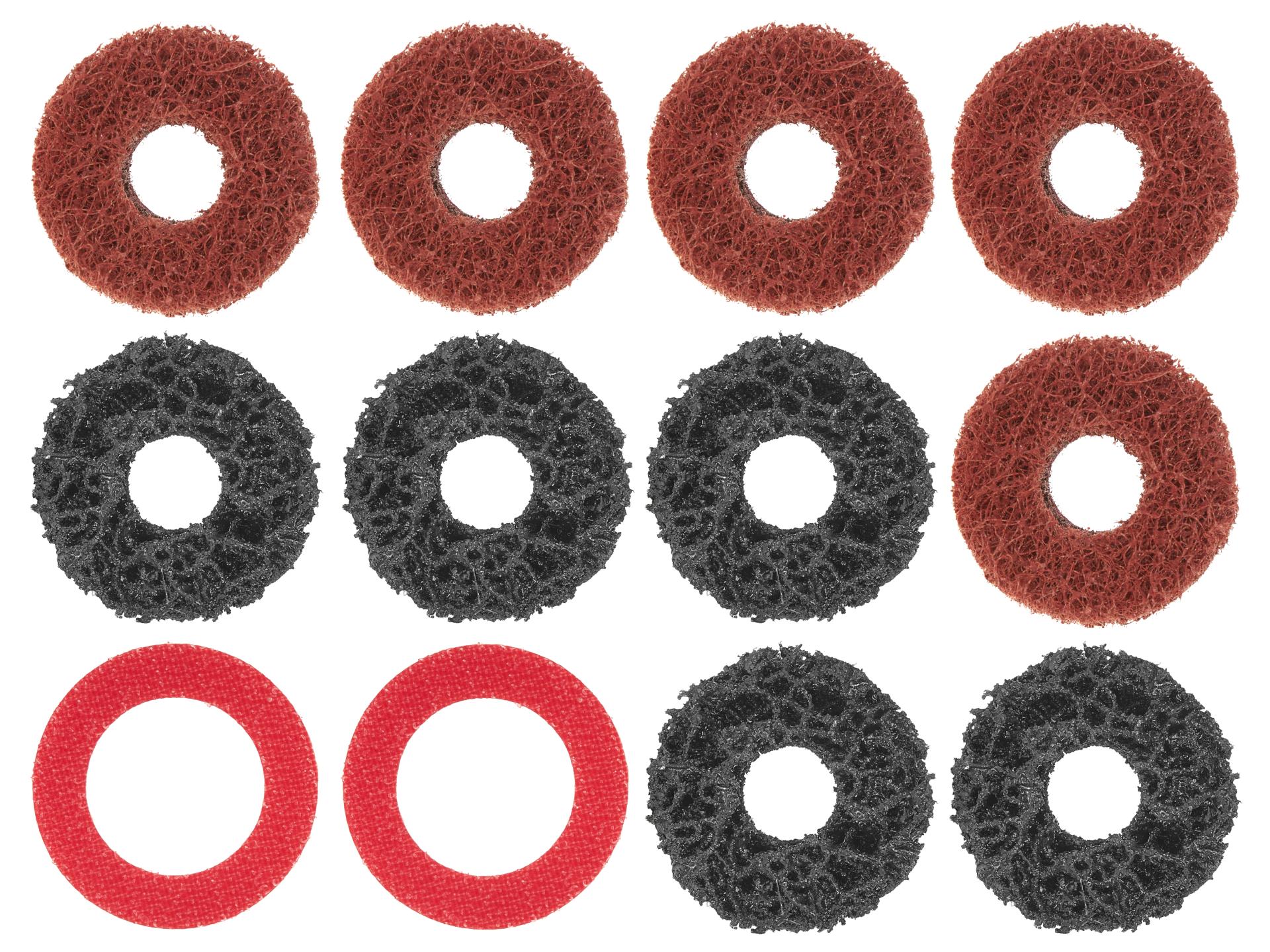 Комплект за почистване на главина на колело с комплект абразивни дискове GEKO