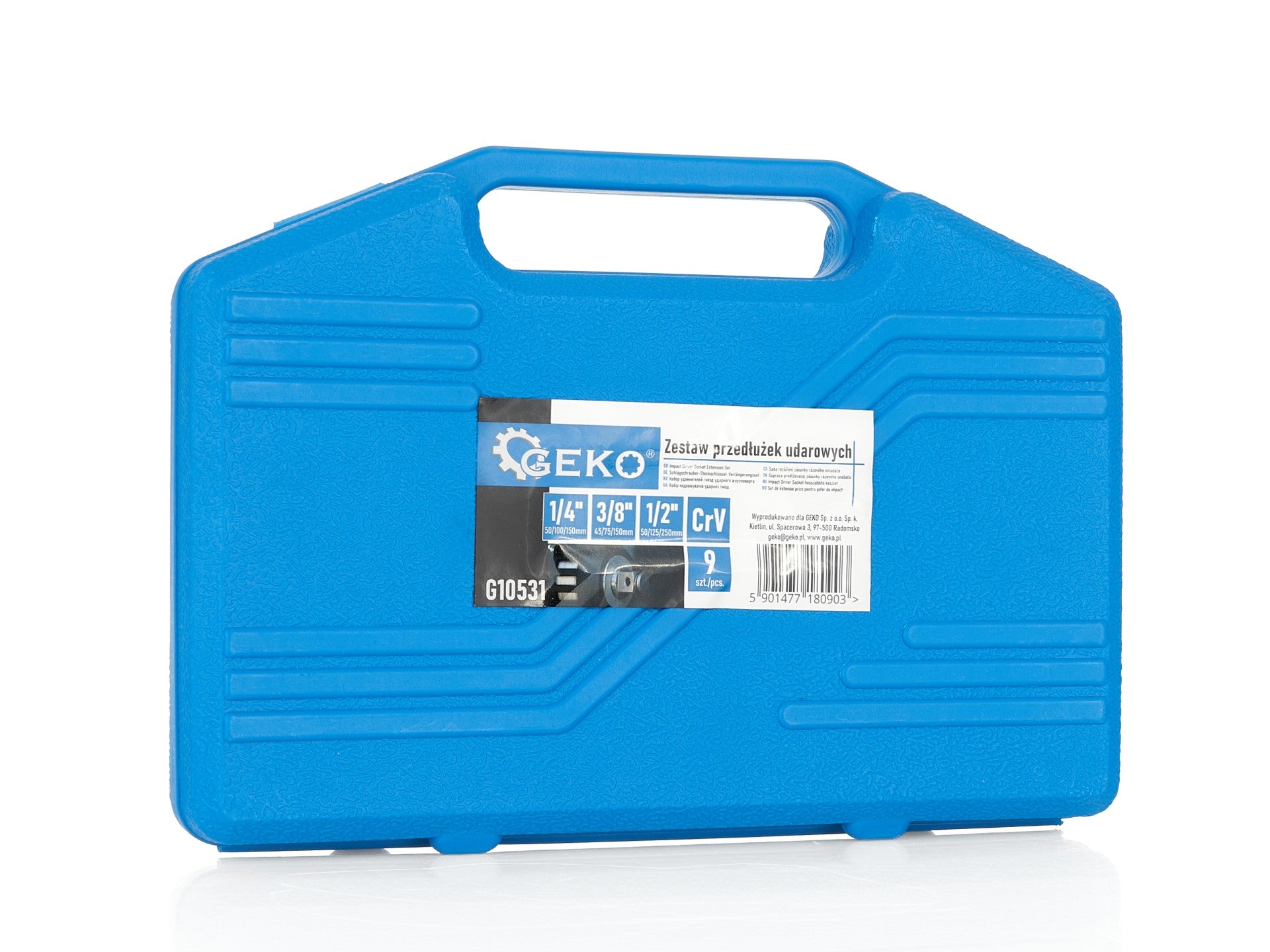 Комплект ударни удължители 1/4 3/8 1/2 9 части