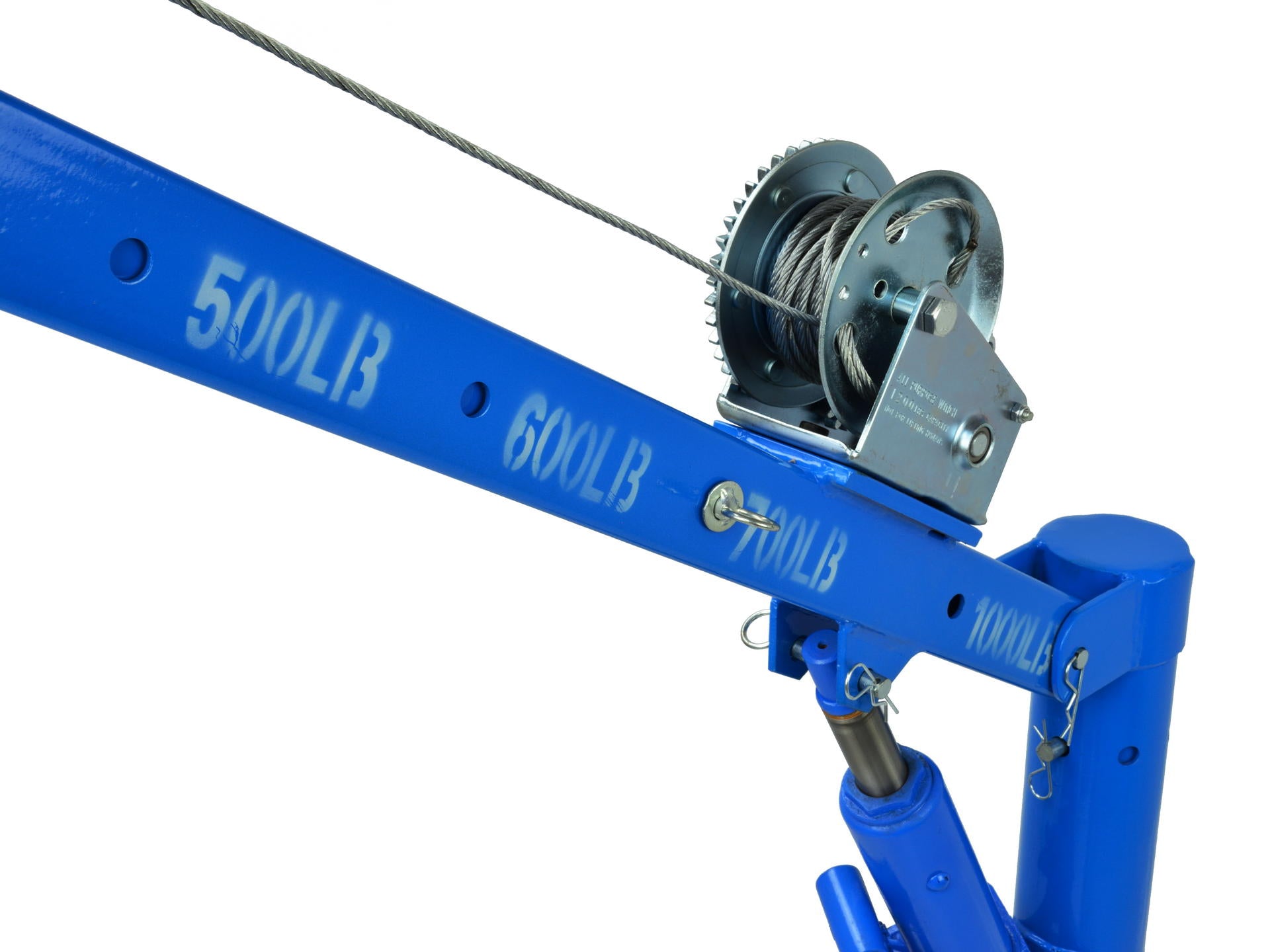 Хидравличен кран 450 кг с лебедка за автомобили и пикапи GEKO