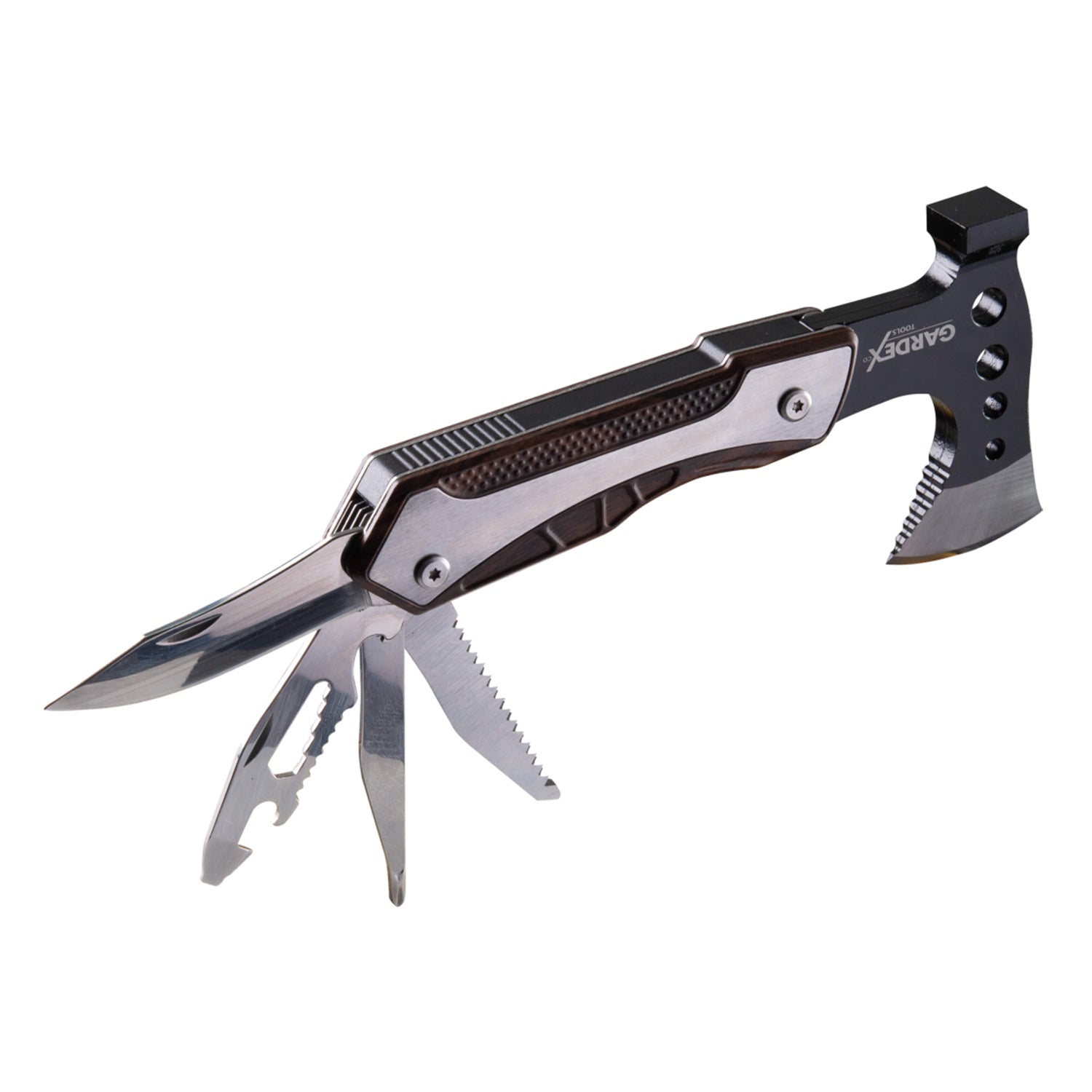 Мултифункционален инструмент брадва, къмпинг джобен нож GX GARDEX