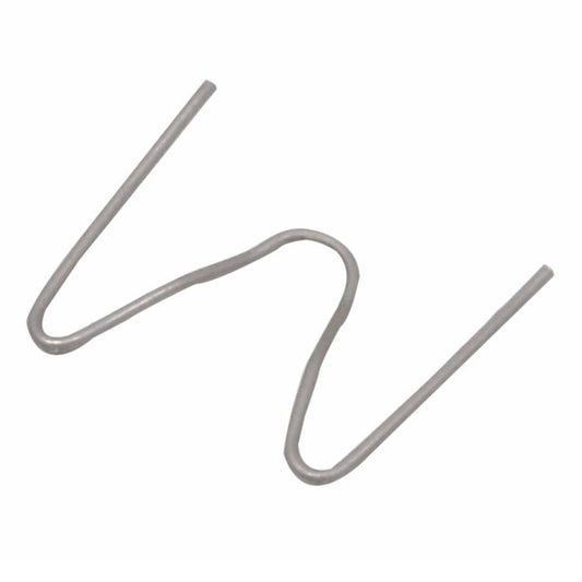 Комплект 100 външни ъглови скоби (90°) тип М, 0,6 мм, ширина 15 мм, за машини за заваряване на пластмаса