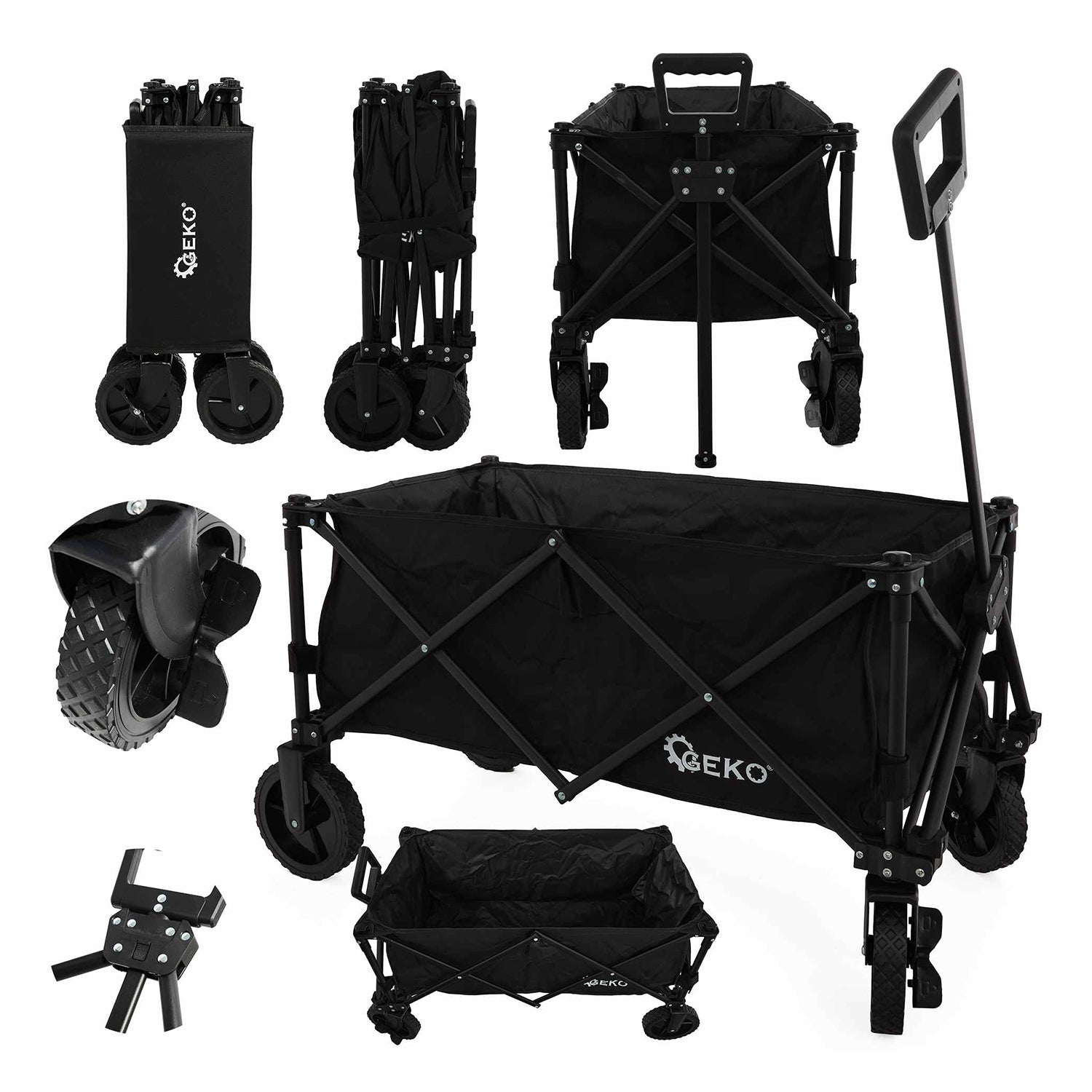 Сгъваема градинска количка GEKO