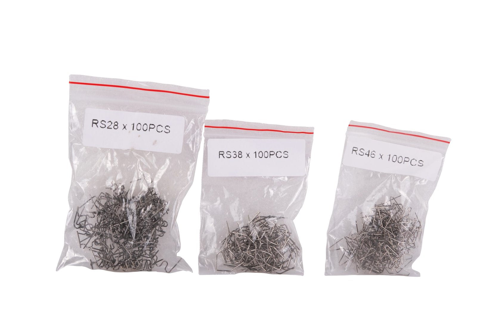 Комплект 600 скоби за заваряване на пластмаса RS16-RS46 GEKO