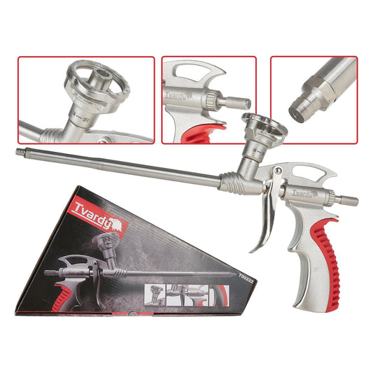 Професионален метален пистолет за полиуретанова пяна TVARDY