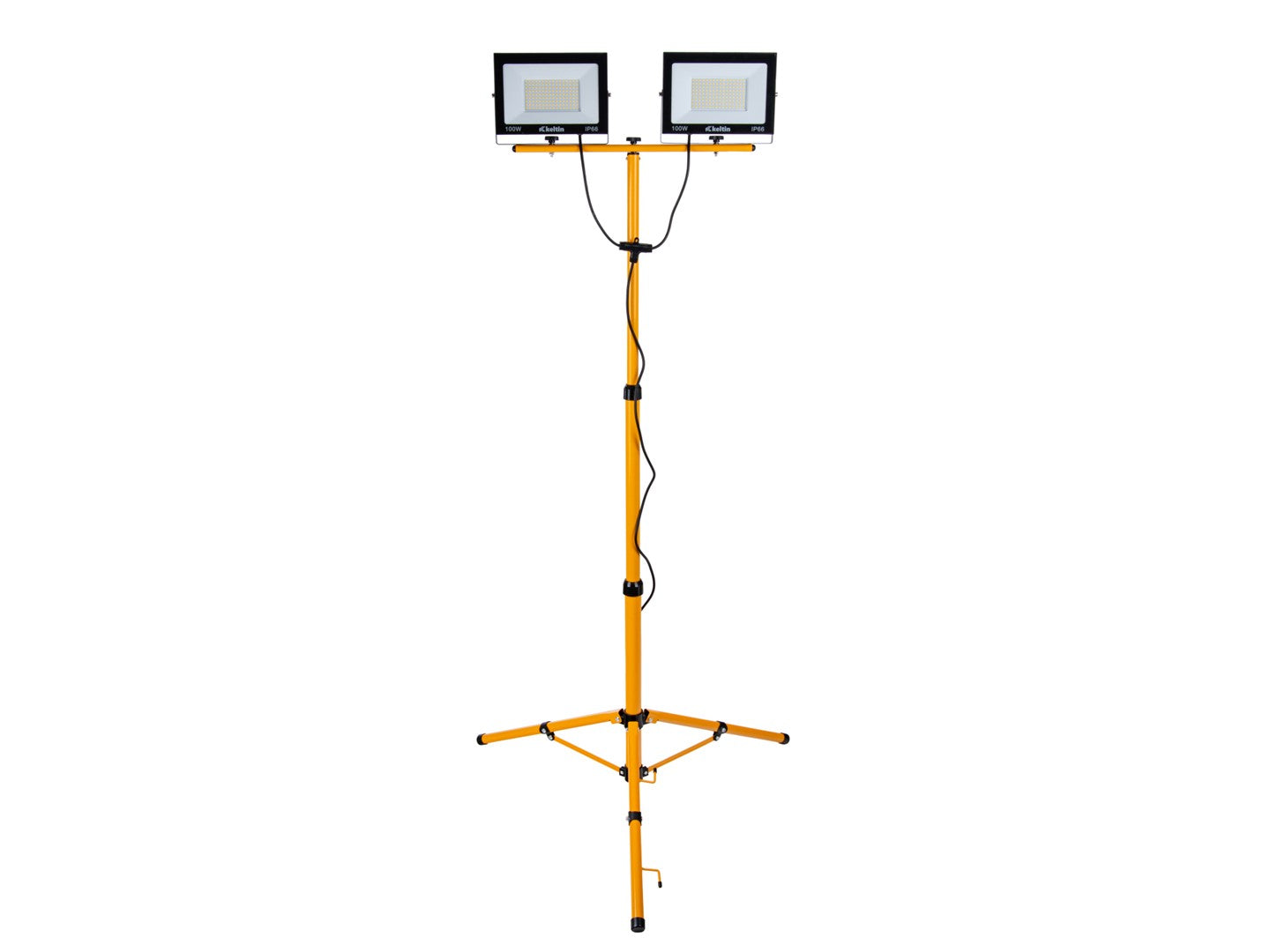 LED работна лампа 2 х 100W 6500K с регулируема стойка за статив