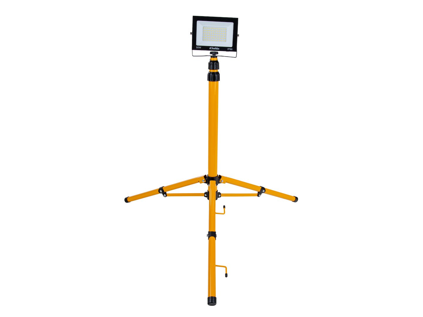 Прожектор, LED работна лампа 50W с регулируема стойка 60-160 см, неутрално бяло 4500K 4500 lm - GEKO