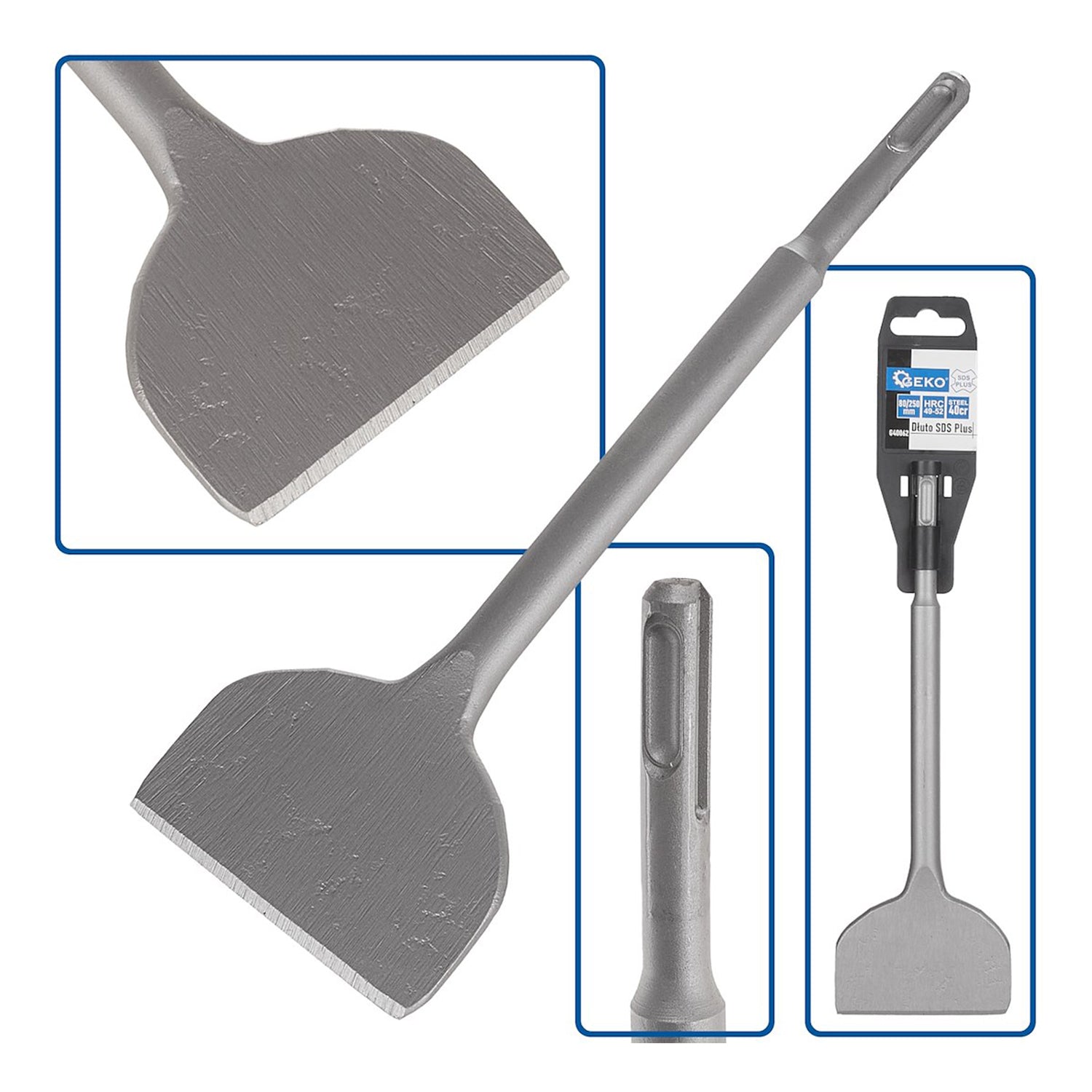 Длето SDS PLUS 80/250 мм GEKO