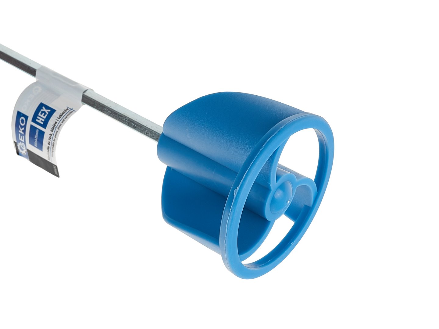 Лопатка миксер за смесване на лепило, хоросан, шпакловка, бои и лакове 80 x 415 мм - GEKO