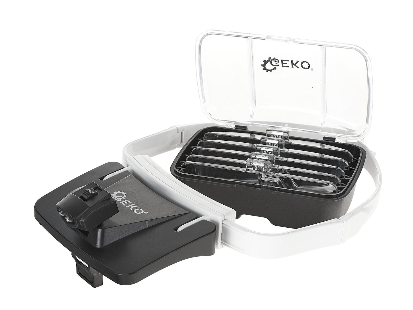 Лупи очила с 5 сменяеми лещи и LED - за прецизност