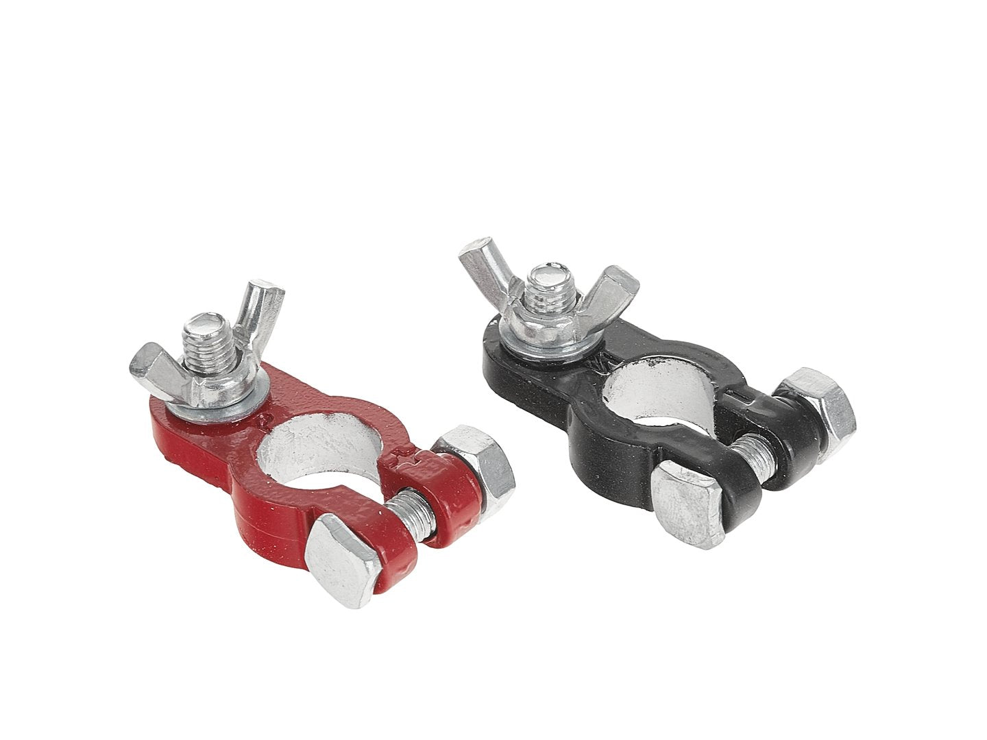 Комплект 2 алуминиеви клеми за акумулатор на автомобил - GEKO