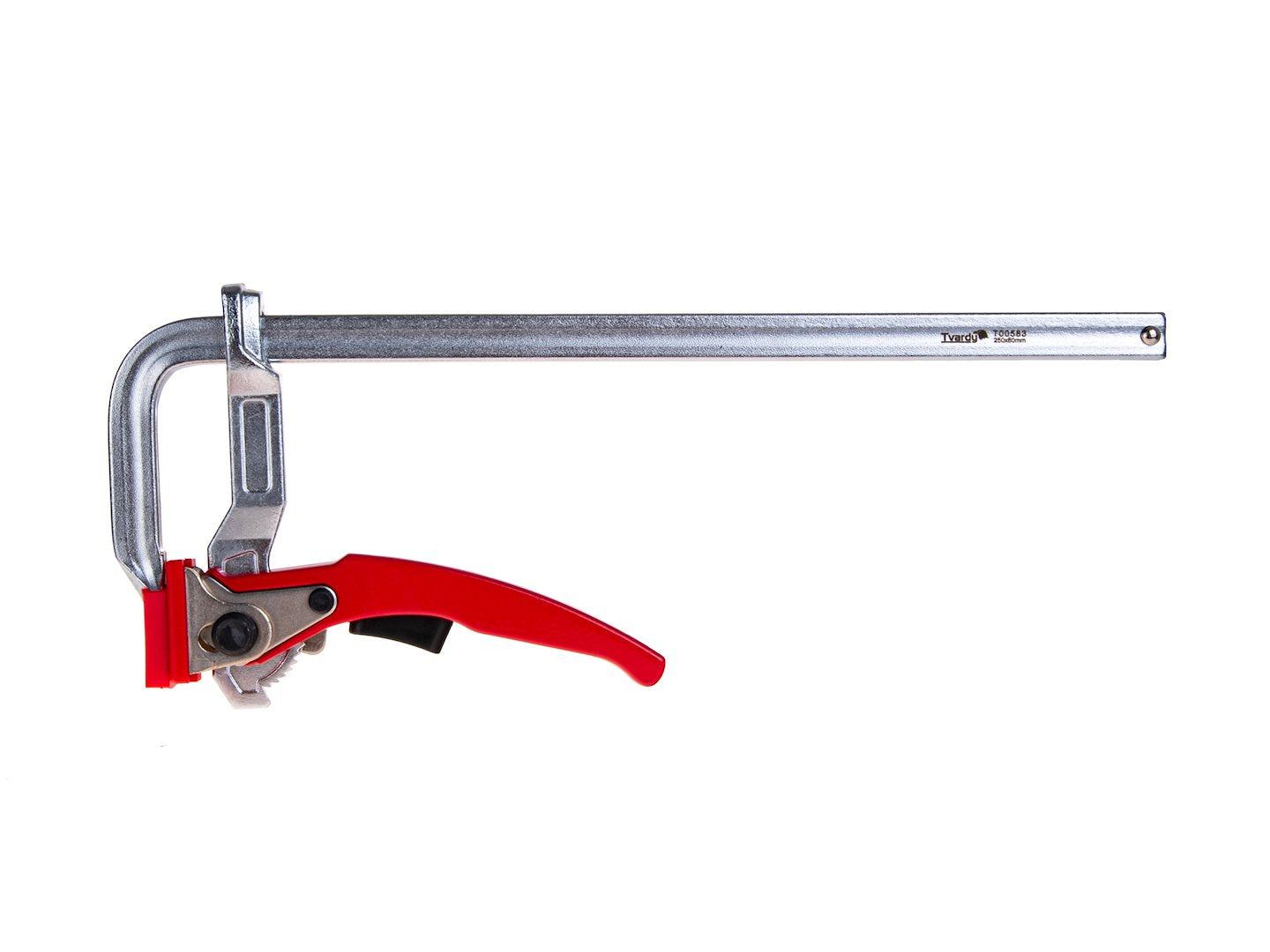 Скоба менгеме за дърводелство с тресчотка 250x80 мм