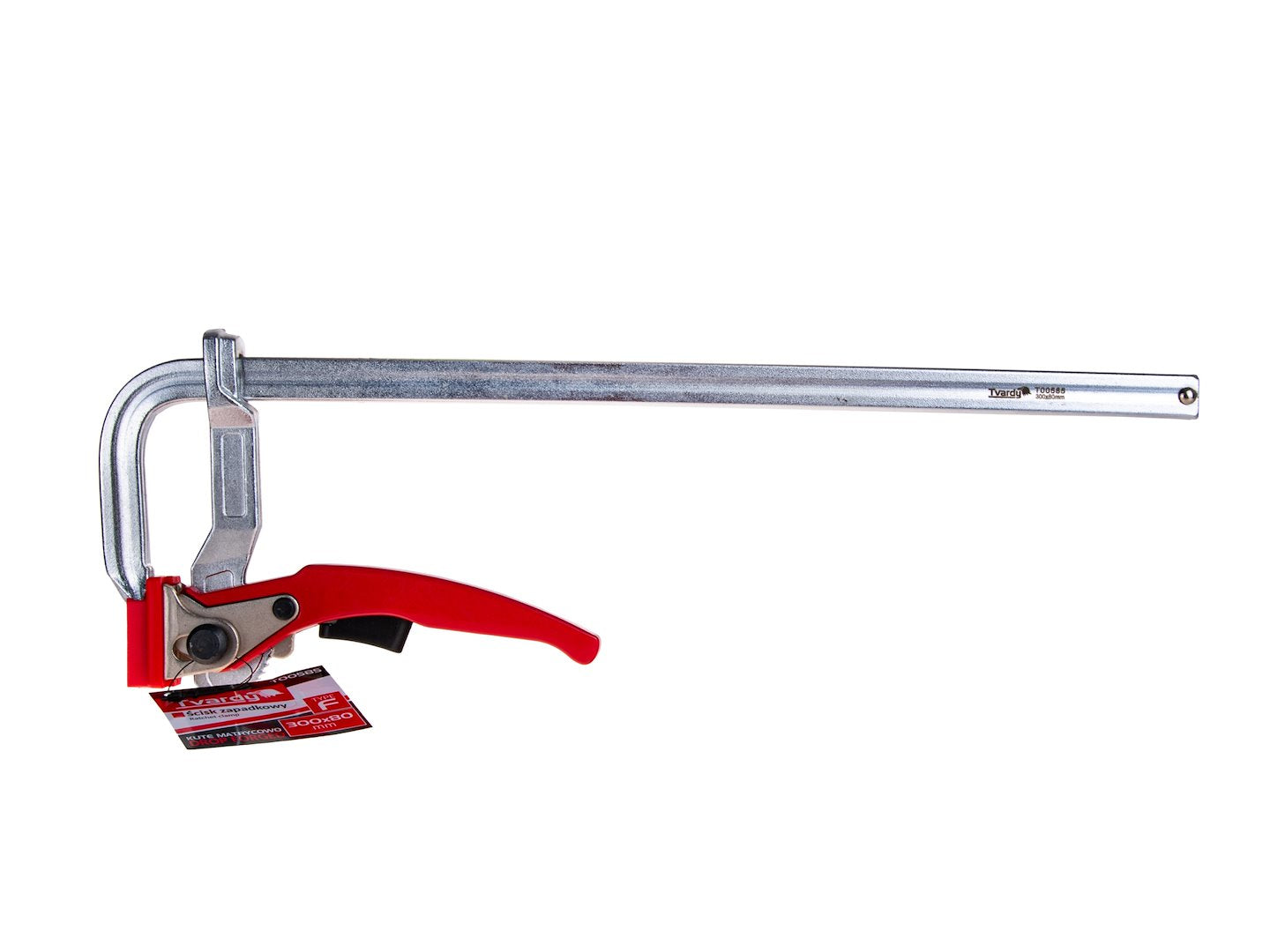 Скоба менгеме за дърводелство с тресчотка 300x80 мм