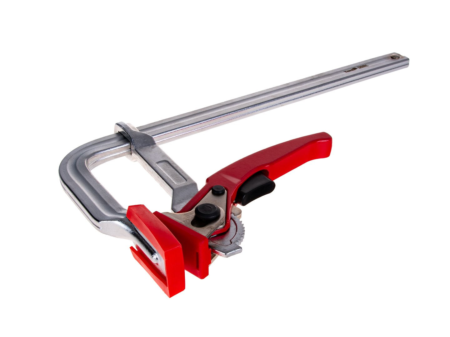 Скоба менгеме за дърводелство с тресчотка 250x100 мм