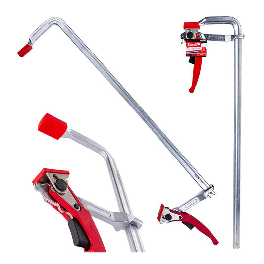 Скоба менгеме за дърводелство с тресчотка 600x120 мм