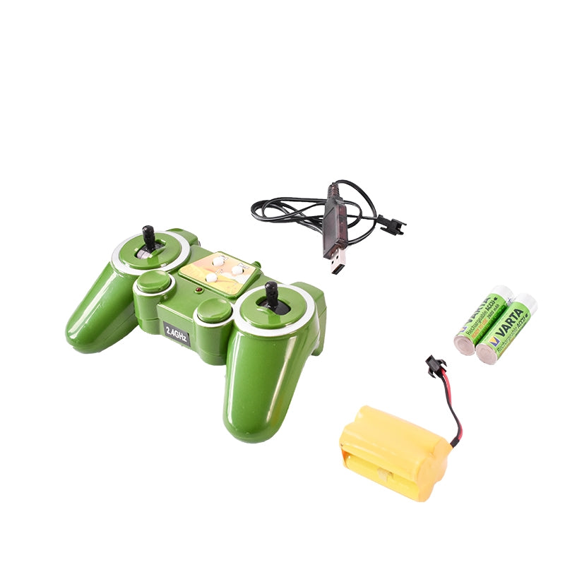 Трактор играчка с дистанционно doubleE RC 1:16 2.4 Ghz, светлини, звуци, обхват 25 м, скорост 2,16 км/ч