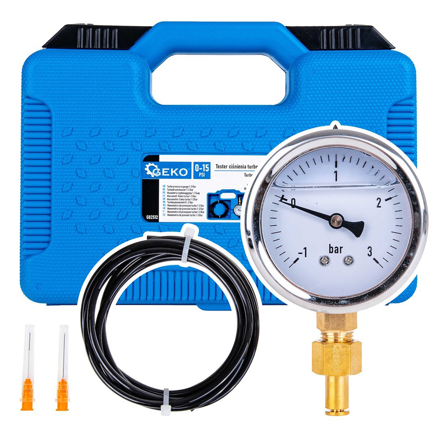 Манометър тестер за налягане на турбо 1-3 bar - GEKO