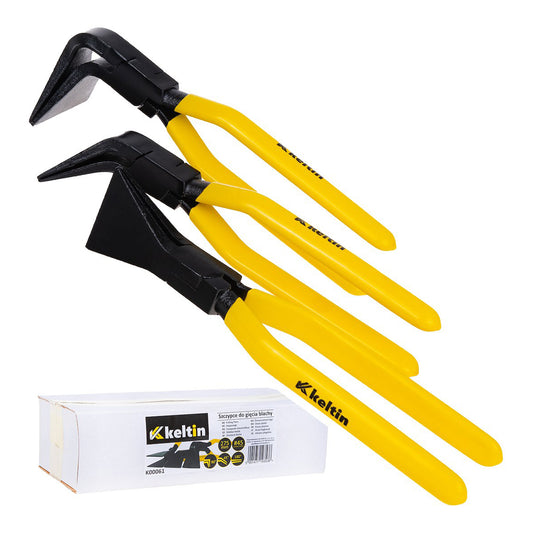 Комплект 3 клещи за огъване и моделиране на ламарина, поркив, каросерия на автомобили