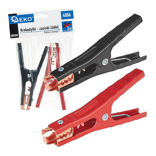 Комплект 2 клещи за акумулатор 400А GEKO