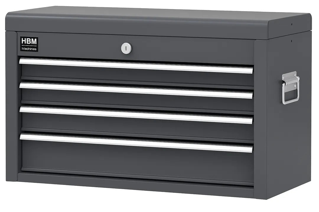 Метален шкаф за инструменти, 2 части, 8 чекмеджета, сив HBM Premium Холандия