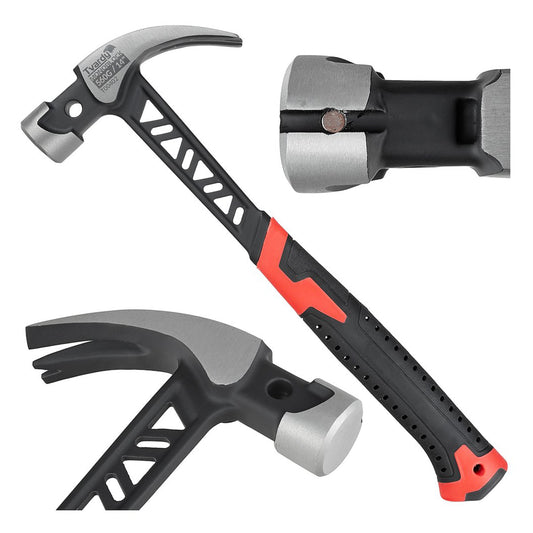 Антишоков моноблоков кожарски чук 560 г за кожа, тапицерия и дърво - TVARDY