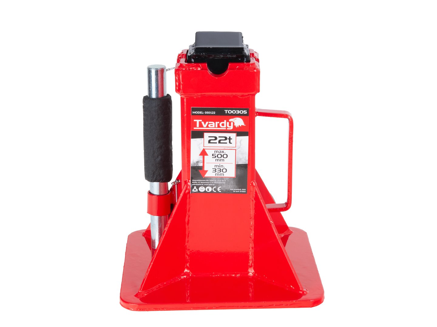 Подпорна стойка с фиксиращ пин 22 т, регулируема 330-500 мм