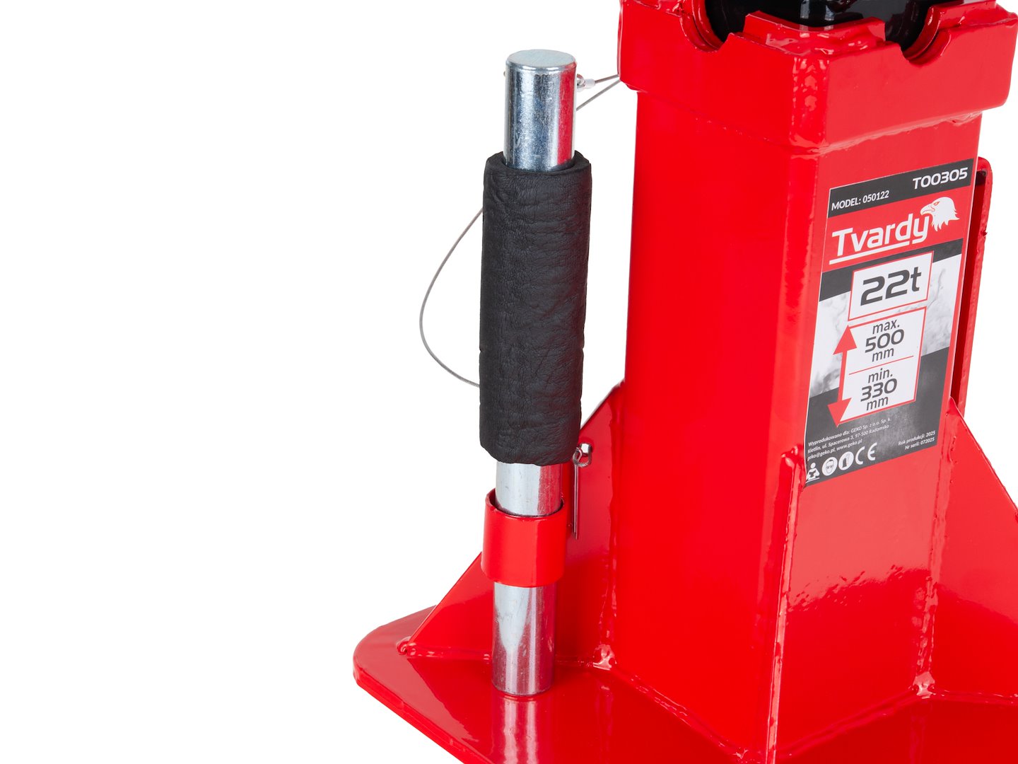 Подпорна стойка с фиксиращ пин 22 т, регулируема 330-500 мм