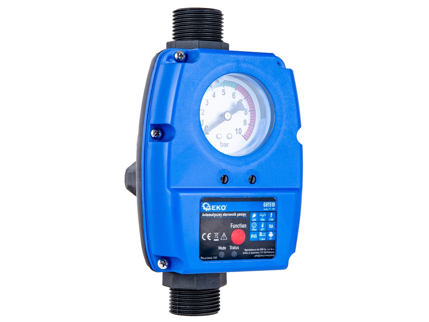 Автоматичен електронен превключвател за налягане за водна помпа 1,1 kW 10 bar