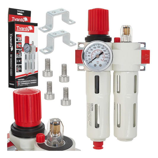 Разделител на вода и масло с регулатор на налягане 1/4 TVARDY