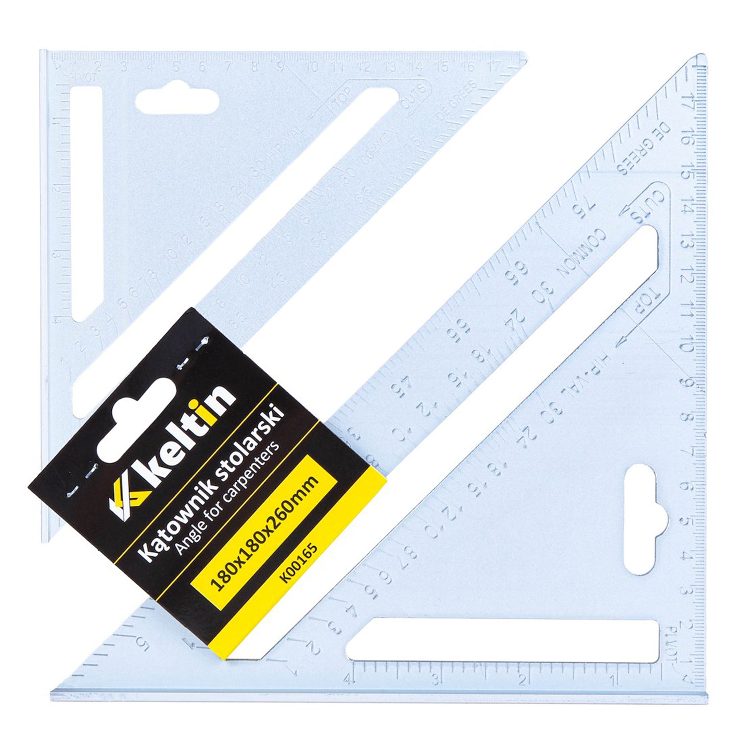 Триъгълник за дърводелство и строителство 180x180х255 мм