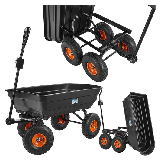 Накланяща се градинска количка 75 кг GEKO