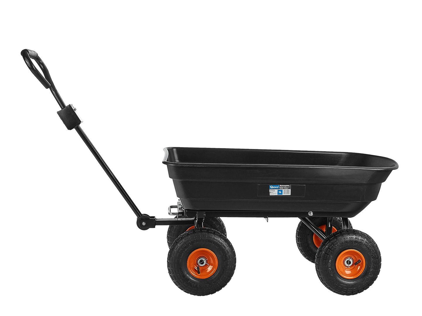 Накланяща се градинска количка 75 кг GEKO
