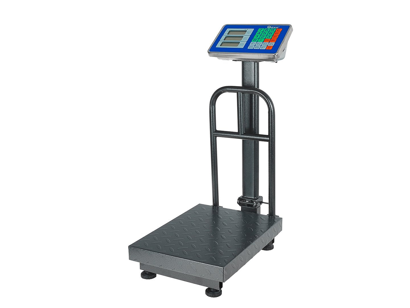 Търговски кантар с платформа и LCD дисплей 150 кг GEKO