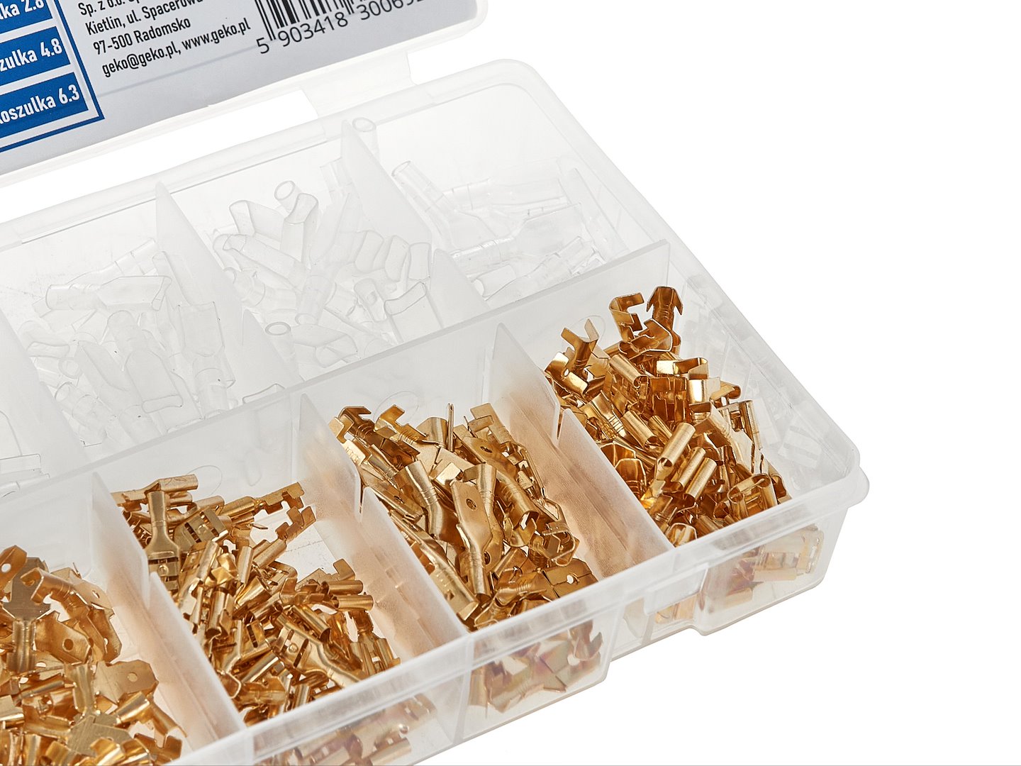 Комплект автомобилни съединители 450 бр. 2.8-6.3 мм GEKO