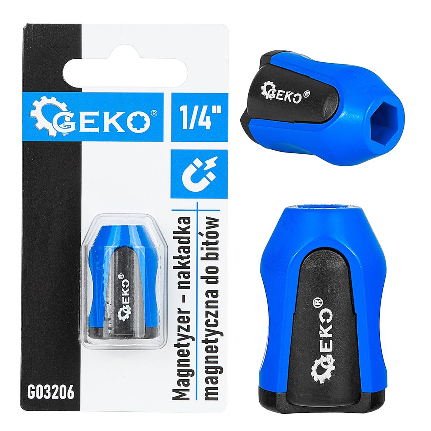 Магнитен адаптер за 1/4" битове GEKO